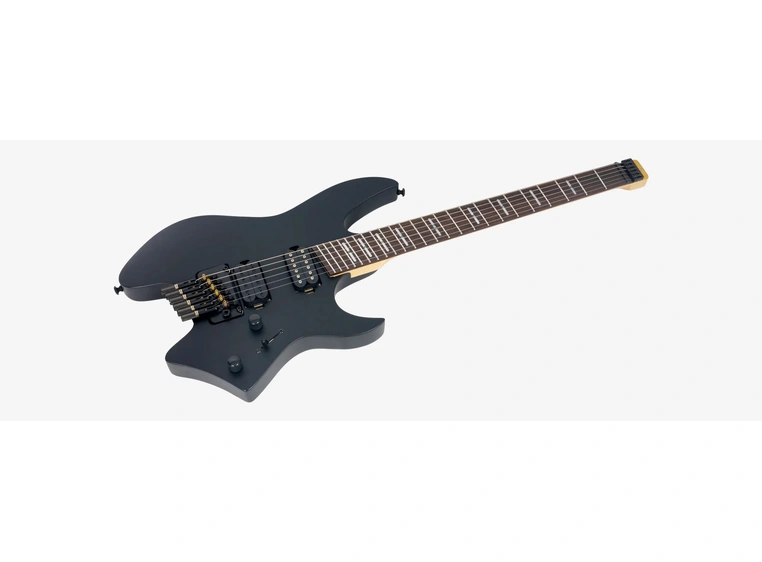 Sire Larry Carlton X6 Headless 6-string Black satin, with gigbag 