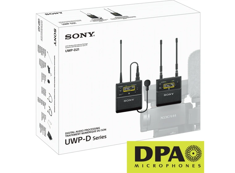 Sony UWP-D11 Trådløst sett inkl DPA 4060 K33 (566.025-630.000 MHz) 