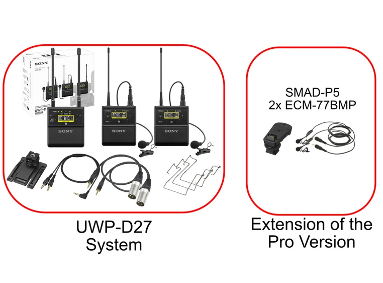 Sony UWP-D27 Pro Bundle K42 (638.025-694.000 MHz) 