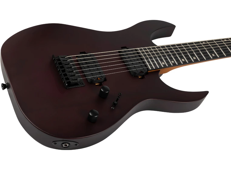 Spira Guitars S-407 Satin Wine red 