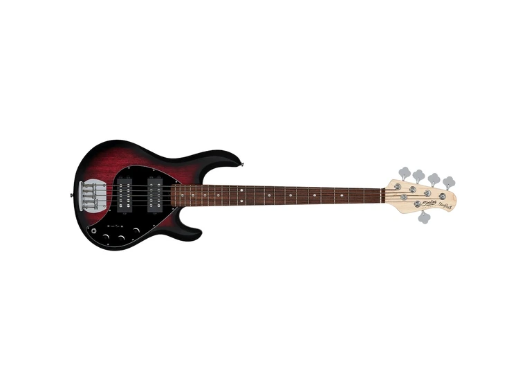 Sterling By Music Man RAY5HH Ruby Red Satin 