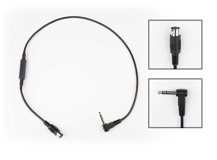 Strymon MIDI-EXP Cable Straight MIDI - Right Angle 1/4" TRS 