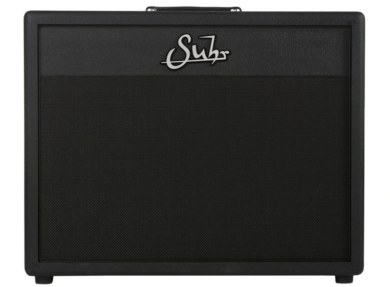 Suhr 2x12 Deep Gitarkabinett PT100 Black tolex. Black grill. Creamback 