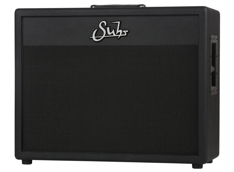 Suhr 2x12 Deep Gitarkabinett PT100 Black tolex. Black grill. Creamback 