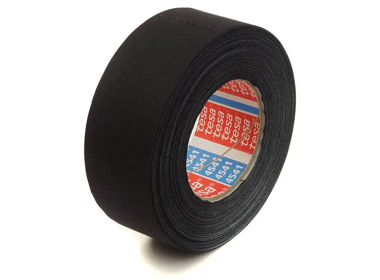 TESA 4541 Tekstiltape, ubehandlet 50mm x 50m, sort 