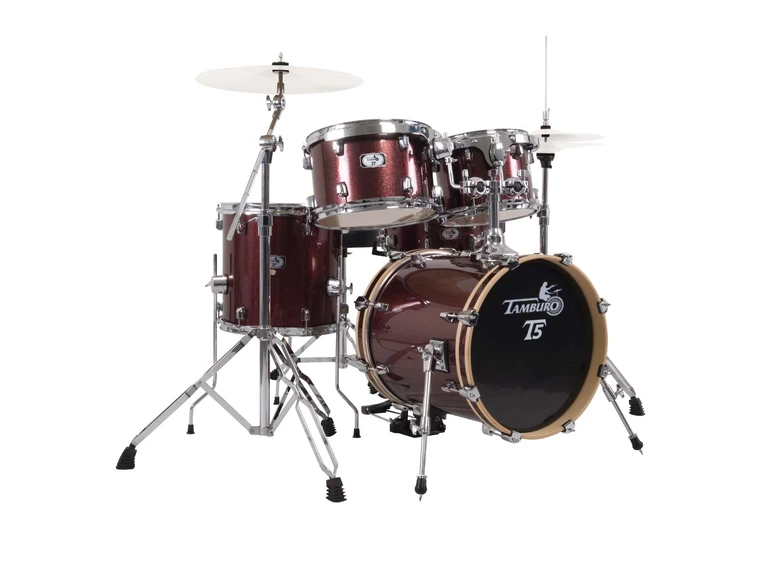 Tamburo TB T5NCR22RSSK T5 Trommesett 10T12T16FT14SD22BD Red Sparkle u/cymba 