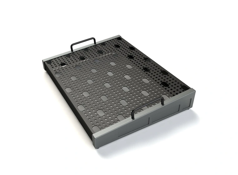 Temple Audio Design DUO Pedalbrett (32 x 43 cm) - Gun Metal 