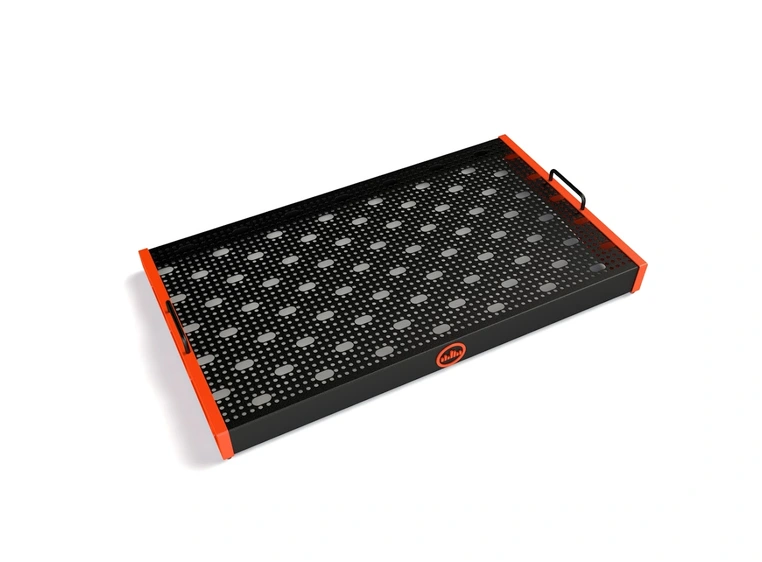 Temple Audio Design TRIO Pedalbrett (42 x 71 cm) - Temple Red 