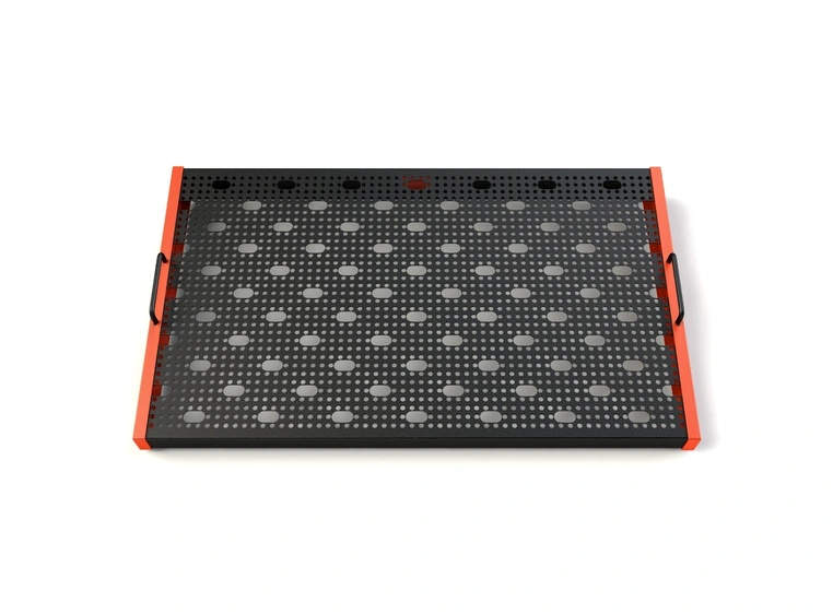 Temple Audio Design TRIO Pedalbrett (42 x 71 cm) - Temple Red 