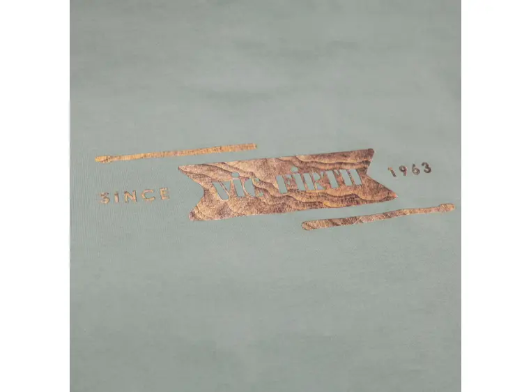 Vic Firth Sage Woodgreen T-Shirt. L T-shirt, Large, Limited edition 