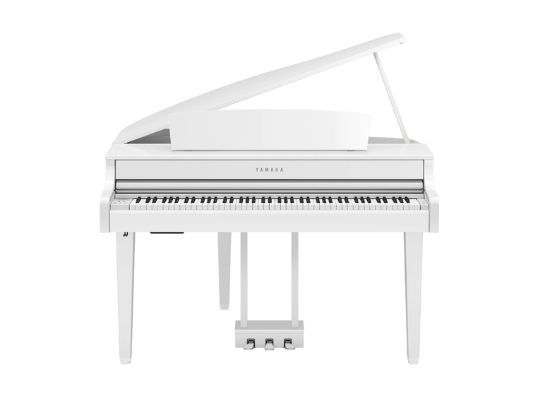 Yamaha Clavinova CLP-865GP Digitalt Flygel, Polert Hvit 