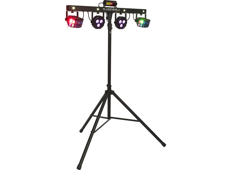 Algam Lighting FLORIDABAR-II 4-in-1 floor-standing LED spotlights 