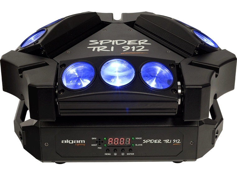 Algam Lighting SPIDER TRI 912 9x12W Beam motorized mini-bars 