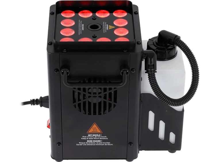 Algam Lighting Vulkan Cube Mini Kompakt vertikal LED Røykmaskin 