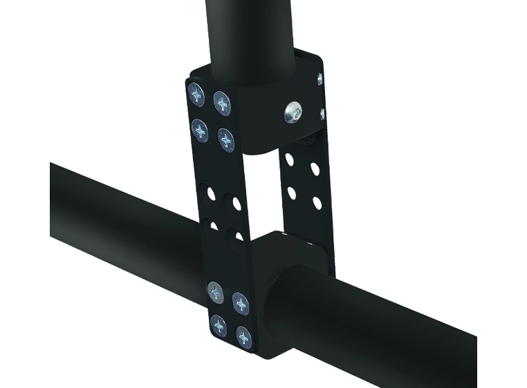 B-Tech BT7025/B System2 Adapterplate for Horizontal Poles, Black 