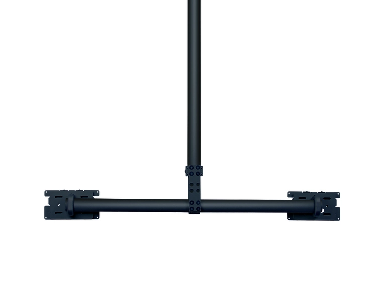 B-Tech BT7025/B System2 Adapterplate for Horizontal Poles, Black 