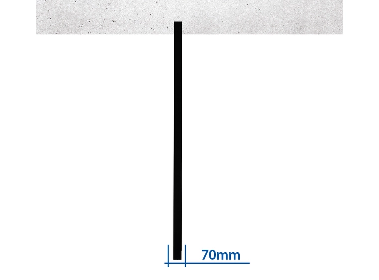 B-Tech BT8325/B Ceiling mount for Double Sided Samsung OM55N-D Series, Black 