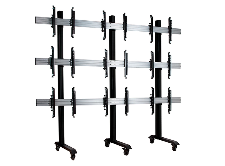 B-Tech BT8371-3x3/BB 3x3 Mobil Videowall Black/Black 