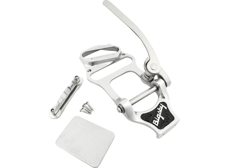 Bigsby Tailpiece B16 W/Bridge & Neck Shim, Polished Aluminum 