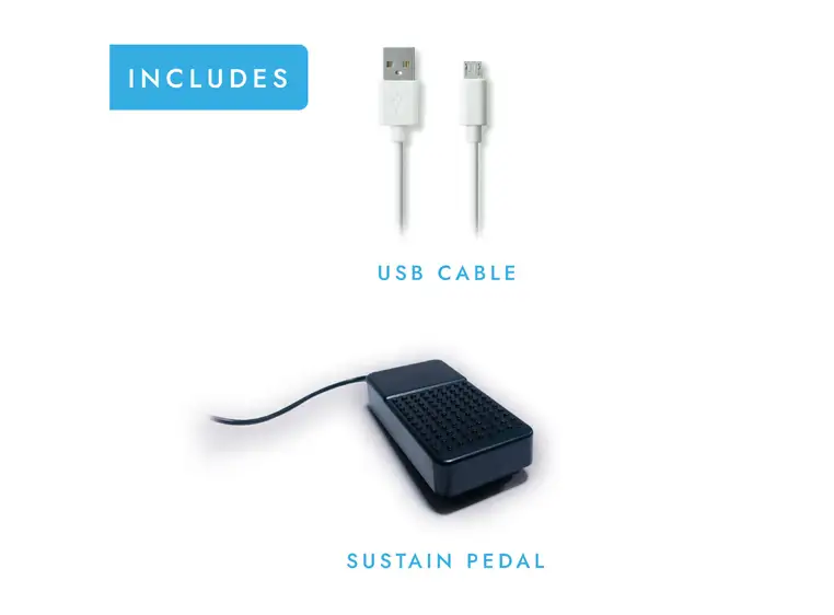 Blackstar Carry on Folding Piano FP49T White 