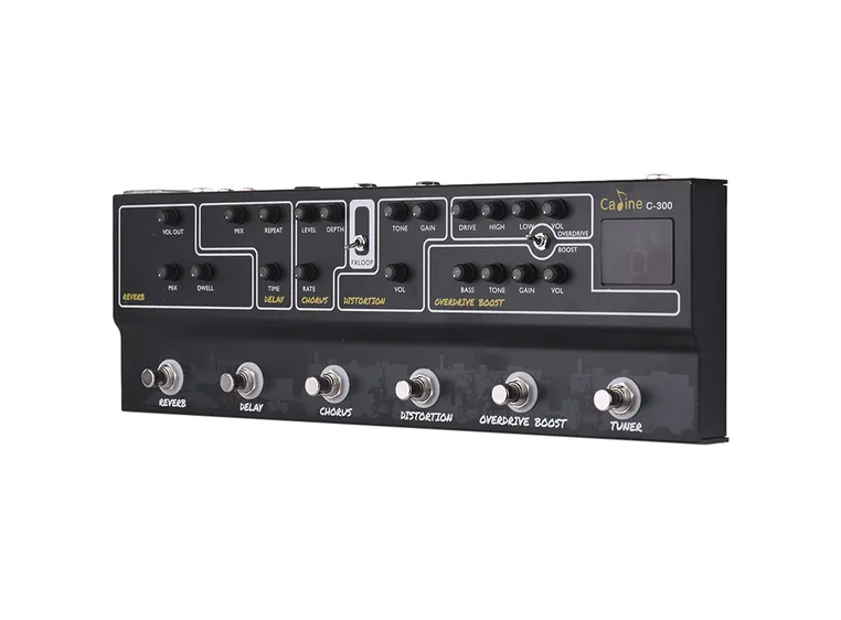 Caline C300 multieffektpedal for gitar 