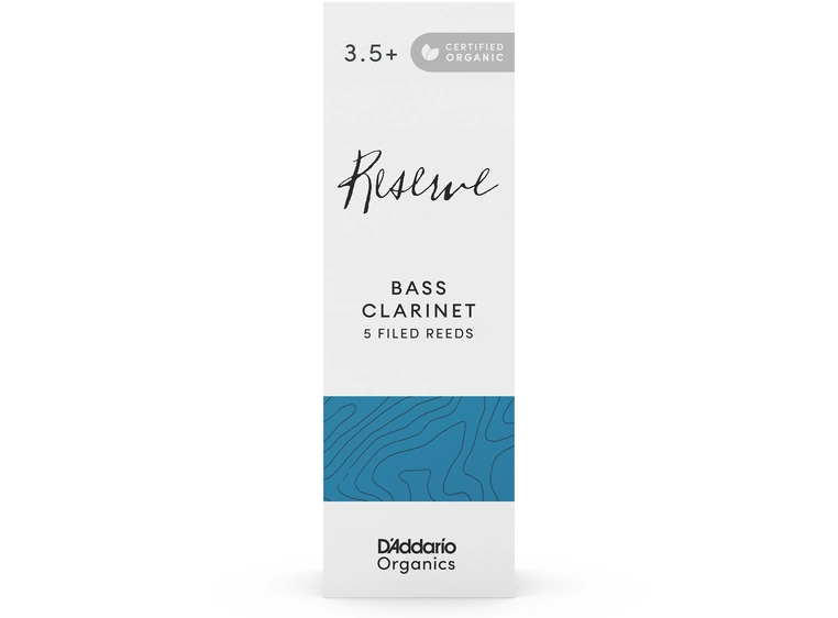 D'Addario Woodwinds ODER05355 5-pakning Org. Reserve Bassklarinett 3.5+ 