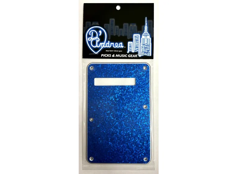D'Andrea ST-Style Back Plate Blue Sparkle 
