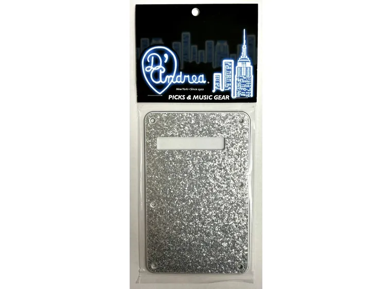 D'Andrea ST-Style Back Plate Silver Sparkle 