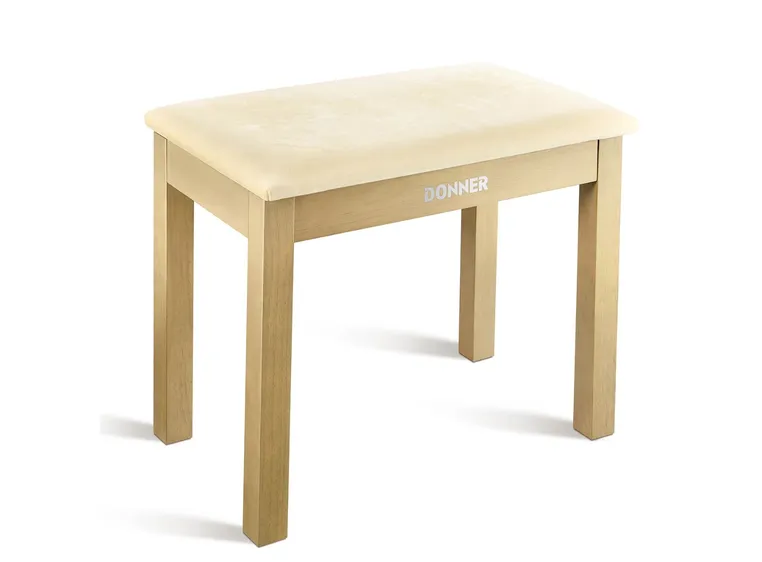 Donner Bench pianokrakk beige 