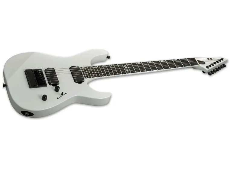 ESP E-II M-II 7B Baritone Evertune Pearl White 