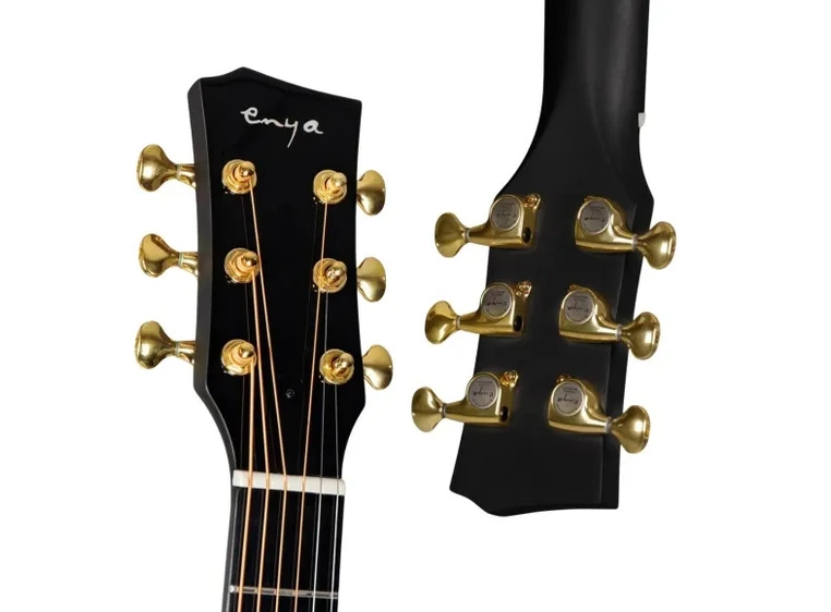 Enya X4 Pro stålstrengsgitar black 