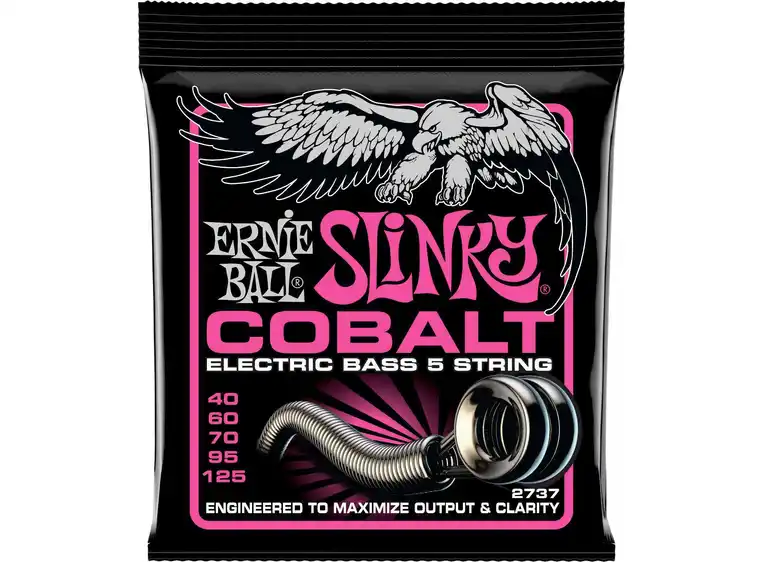 Ernie Ball 2737 Cobalt Super Slinky Bass (040-125) 5-strengers 