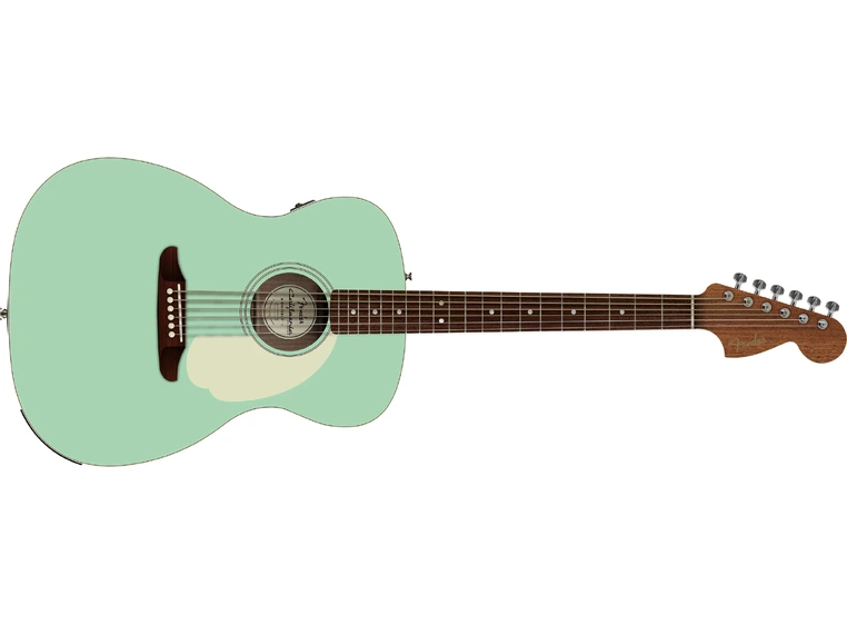 Fender California Standard Monterey E Spruce Top, Ivory Pick, Surf Green 