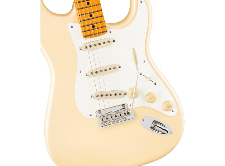 Fender Lincoln Brewster Stratocaster MN, Olympic Pearl