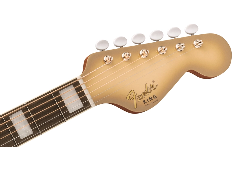 Fender Ltd Ed California Vintage King Med Case, Antigua Pickguard, Antigua 