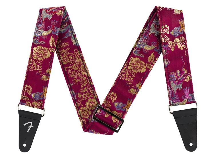 Fender Satin Dragon Strap, Wine 