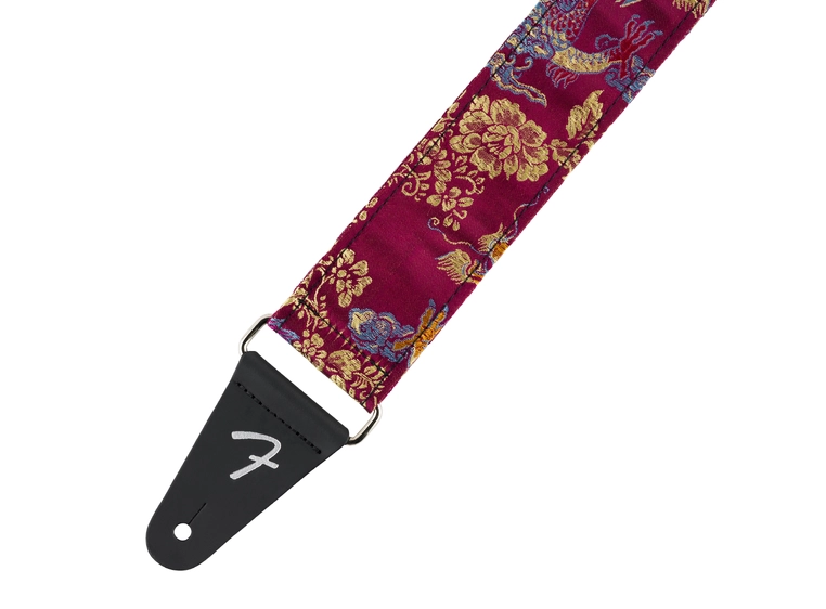 Fender Satin Dragon Strap, Wine 