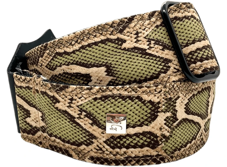 Get'm Get'm Strap 2" DiamondBack Rattler Green 