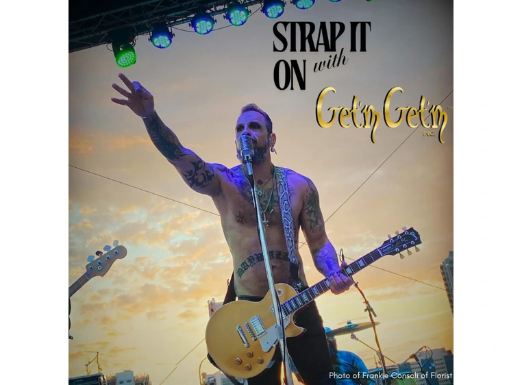 Get'm Get'm Strap 2" DiamondBack Rattler Green 