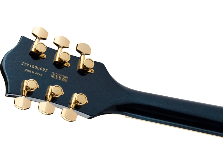 Gretsch Broadkaster Jr. LX Center Block StringThru Bigsby, EB, Midnight Sapphire 