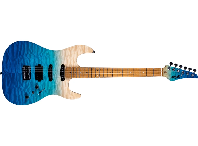 Jet Guitars JS-1000 Q Trans Blue 