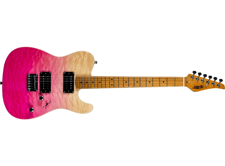 Jet Guitars JT-450  Trans pink 