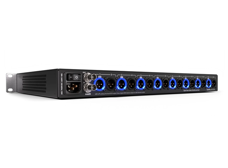 KLANG:quelle XDM Dante or madi to 16ch Analog or AES 
