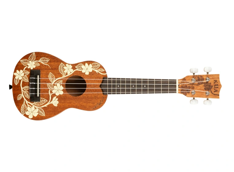 Kala Gardenia Mahogany Soprano Ukulele Med bag 