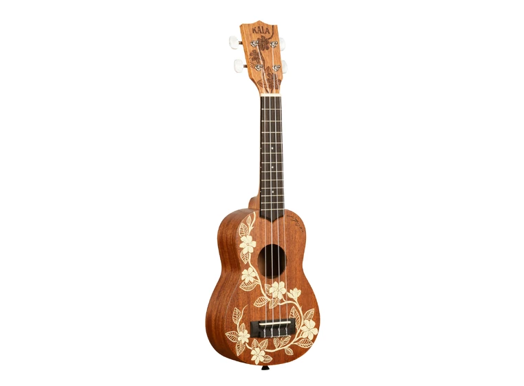 Kala Gardenia Mahogany Soprano Ukulele Med bag 