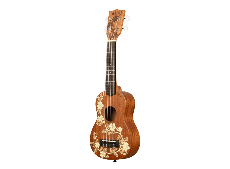 Kala Gardenia Mahogany Soprano Ukulele Med bag 
