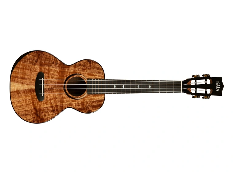 Kala KA-CT-SA-TG Contour All Solid Gloss Acacia Tenor Ukulele, med bag 