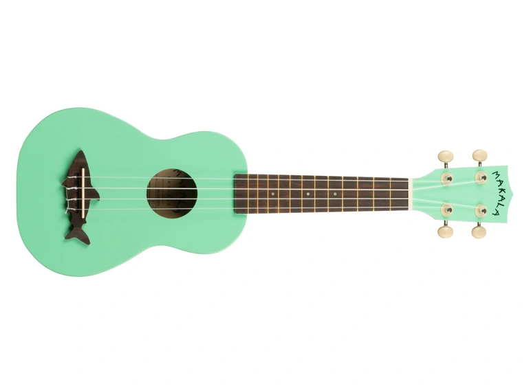 Kala Makala Shark MK-SS-GRN Sea Foam Green, Soprano Ukulele, med bag 