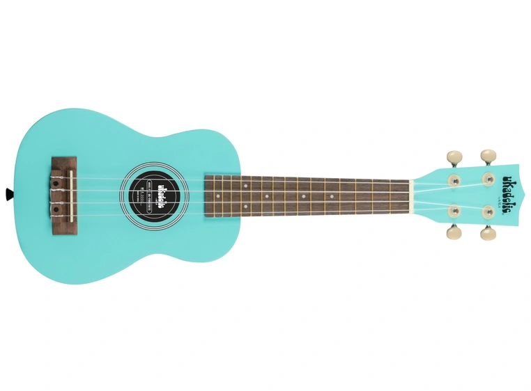 Kala Ukadelic UK-FROSTBITE Frost Bite Soprano Ukulele, med bag 