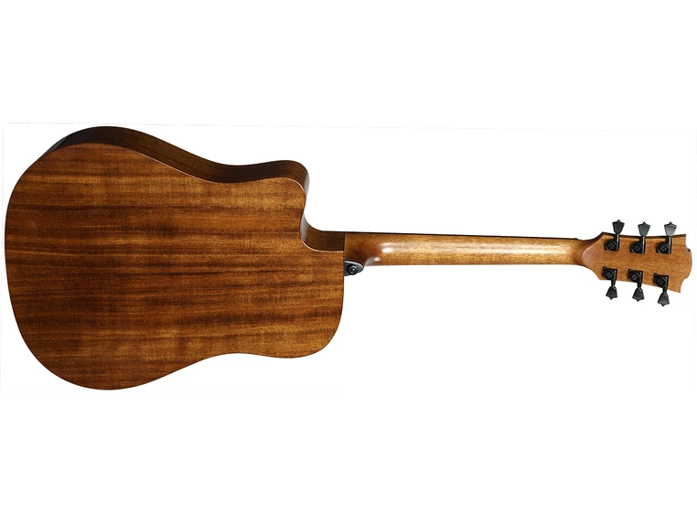 LAG T-RED Tramontane Dreadnought Cutaway Acoustic-Electric Red Burst 